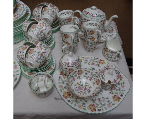Minton "Haddon Hall" tea service for 12 people etc 