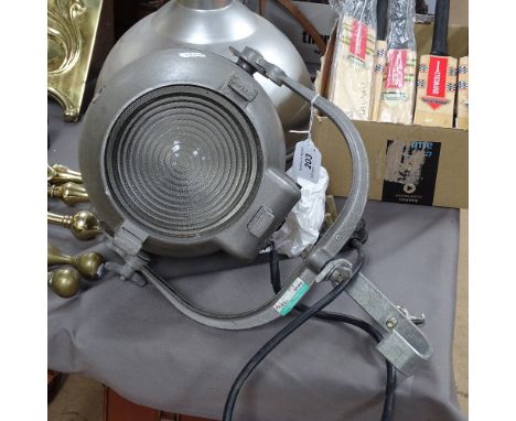 A Vintage stage floodlight, diameter 7.5" 