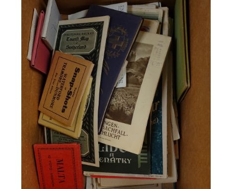 Vintage world topographical postcards, 19th century and other newspapers 