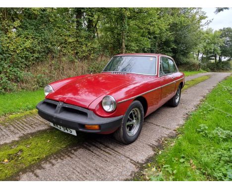 10311978 MGB GT 1.8Reg. no. WNJ 94SChassis no. GHD5 – 455323GEngine no. 20727Transmission: ManualMileage: 60,000(images comin