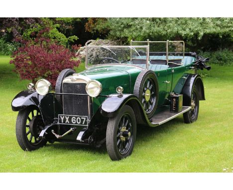 10201928 Sunbeam 16.9 TourerReg. no. YX 607Chassis no. 5820HEngine no. 5825HThe firm Sunbeam first made bicycles and, like so