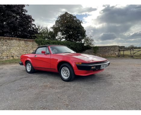 10061981 Triumph TR7 ‘Stage 3’ 2-LitreReg. no. GFR 388WChassis no. TPADJ7AT210303Engine no. V3339Transmission: ManualStyled a