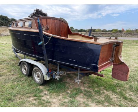 10031936 Inboard Powered Boat Serendipity XXReg. no. M21170Chassis no. t.b.a.Engine no. t.b.a.This charming wooden hulled boa