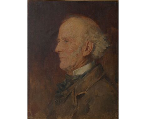 Reginald Grenville Eves (British 1876 - 1941) Portrait of a gentleman Oil on canvas Signed, lower right 50 x 40cm  Together w