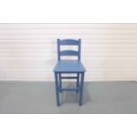Painted Blue 2 Bar Breakfast Stool.
