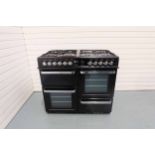 Flavel Aspen 100 Dual Fuel Cooker Range. 2 Ovens (Electric), 1 Grill (Electric). Auto Ignition.