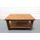 Coffee Table With Shelf.