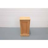 Solid Wood Cabinet. 1 x Adjustable Shelf, 1 x Fixed Shelf. Hinged Opening Lid.