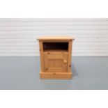 Solid Pine Bedside Table.
