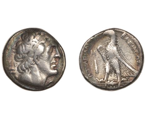 PTOLEMAIC KINGS OF EGYPT, Ptolemy II, Tetradrachm, Tyre, c. 275-4, diademed head of Ptolemy Soter right, rev. eagle with clos