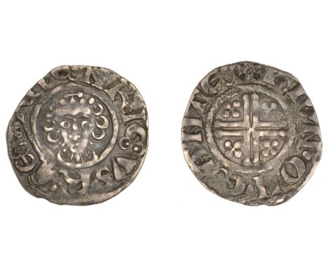 Henry III (1216-1272), Penny, class VIc2, Canterbury, Hiun, hivn · on · cante, ornamental lettering, obv. h, e, n, r, c, r an