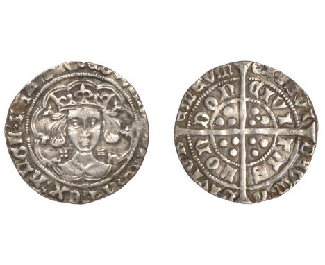 Edward IV (First reign, 1461-1470), Light coinage, Groat, London, class Vd, mm. rose, quatrefoils by neck, 2.57g/12h (N 1568;