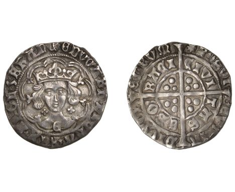 Edward IV (First reign, 1461-1470), Light coinage, Groat, York, class VII, mm. sun, e on breast, quatrefoils by neck, fleurs 