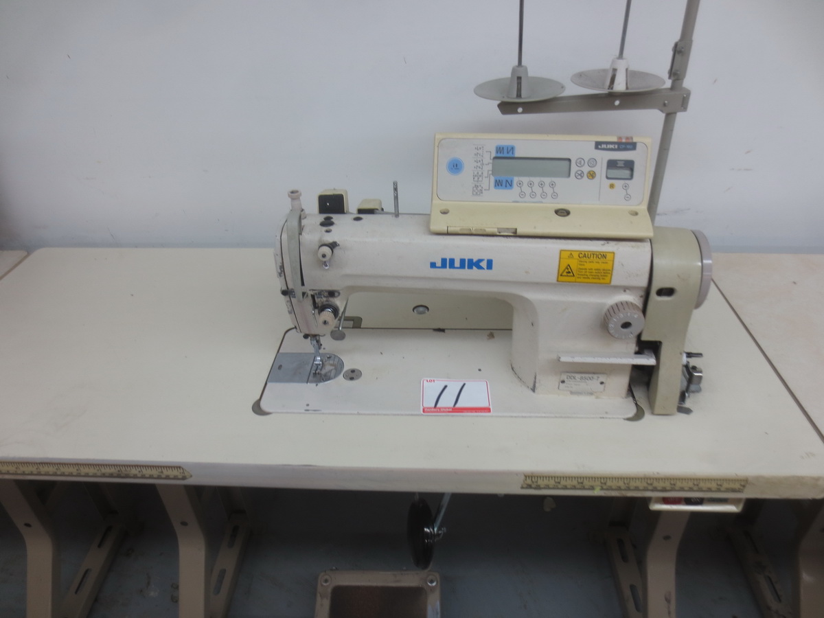 JUKI MOD DDL85007 AUTOMATIC LOCKSTITCH SINGLE NEEDLE MACHINE W/JUKI