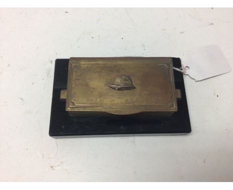 WW1 German Veterans Desk Top Cigarette Case "Der Stahlhelm".