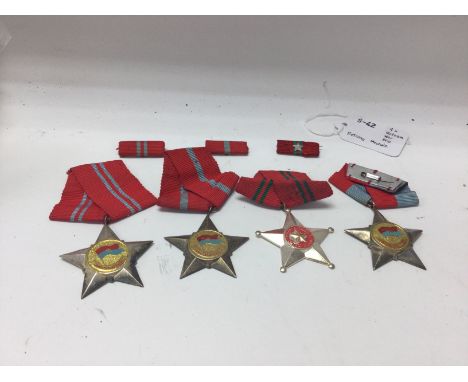 Vietnam War Era 4 x Vietcong Medals.