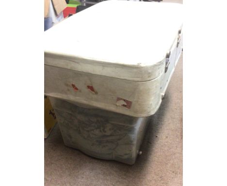 Case of vintage linen &amp; vintage curtains- NO RESERVE