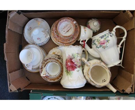 A quantity of cups and saucers, including Victorian and other mixed ceramics (4 boxes)