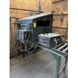 gassing chamber with rollers