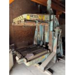 B and p model 6030 molding rollover and draw s/n HRD450-9112 with hydraulic system and controls