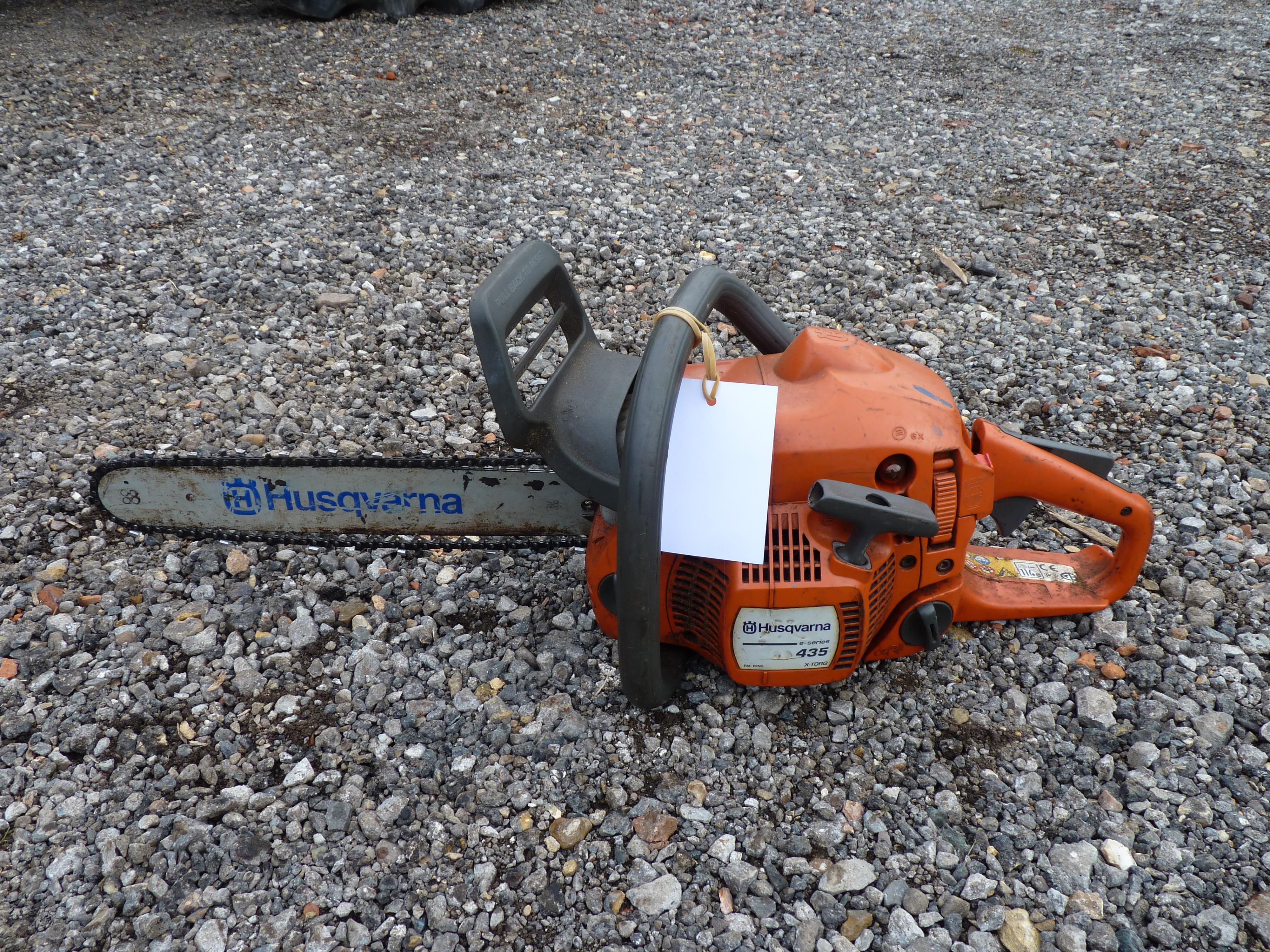 * Husqvarna petrol chainsaw, E series 435 X Torq with 16 inch bar