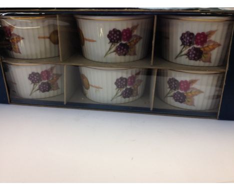 Royal Worcester ramekins. C