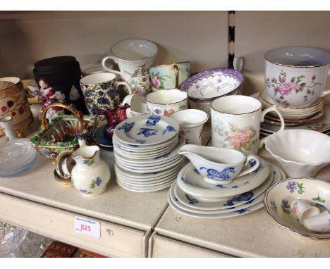 A mixed lot of china to include Spode, Coalport etc. E4