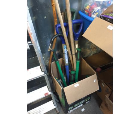 Box of garden tools