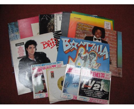 Three TV Century 21 Thunderbirds Mini Albums, Pam Nestor 12" (Yellow Vinyl), Bootzilla 12" (Special Limited Edition), Michael
