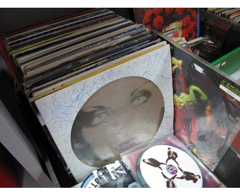 80's/90's Interest, LP's, 12" and 7" singles to include Madonna, Michael Jackson, ABC promo's, coloured vinyl and picture dis