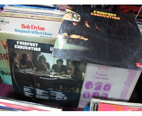 UK/US Folk Interest - A collection of approximately twenty LP's to include Fairport Convention '1st' (Polydor), Unhalfbrickin