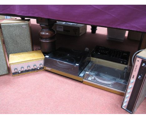 Audio, A Leak Stereo 30 plus Serial Number Z/70315, a fantavox SR-544, Ferguson 3047B turntable, Connoisseur turntable, pair 