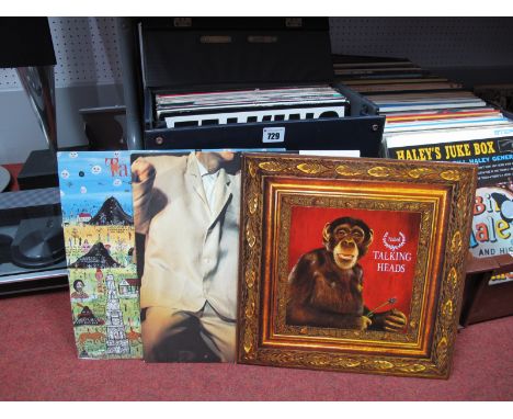 A Collection of LP's and 7" Singles, to include Talking Heads 'Naked', Stop- Making Sense', Little Creatures' 'True Stores', 