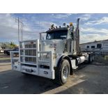 2015 PETERBILT 367 TRI AXLE DAY CAB WINCH TRUCK ODOMETER READS 367,268 MILES, METER READS 12,891