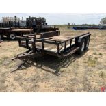 2006 APA 12' X 7' T/A BUMPER PULL TRAILER VIN/SN: 4XV3B12236D102962, LT235/85R16 TIRES 15638