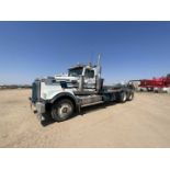 1999 WESTERN STAR T/A WINCH TRUCK P/B CAT 3406E DIESEL ENG, 13 SPD. TRANS, W/ TULSA RUFF NECK 50