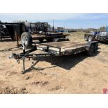 2023 PJ TRAILERS COMPANY 18' X 7' T/A BUMPER PULL TRAILER VIN/SN: 3CV1C2325P2652275, W/ DOVETAIL,