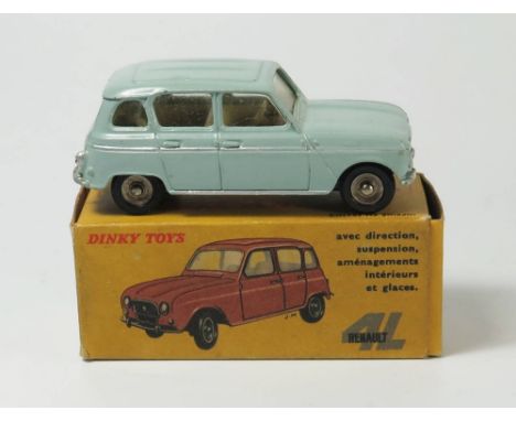 French Dinky 518 Renault R4L in light blue, boxed