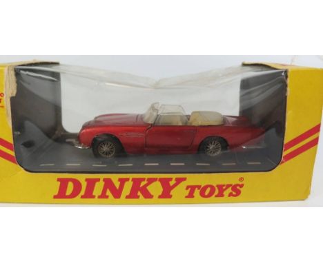 Dinky 111 Triumph TR2 Sports Car in salmon pink, no.29