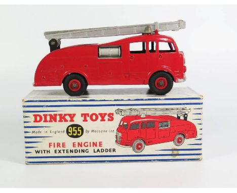 Dinky 955 Fire Engine, glazing, boxed