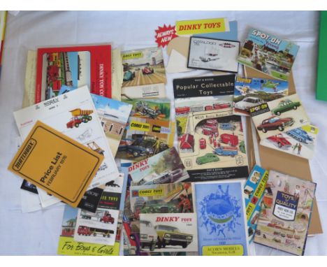 Collection of Dinky, Corgi, Spot-On and other catalogues
