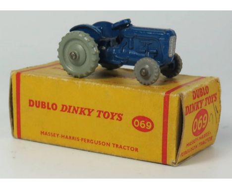 Dinky 069 Massey Harris Tractor, boxed