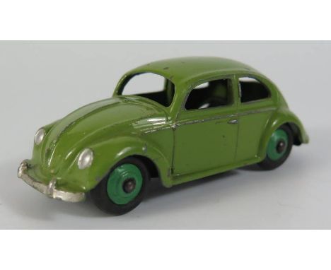 Dinky 181 Volkswagen Saloon in lime green with mid green hubs