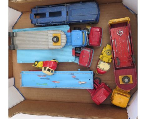 Selection Of Corgi Scammell Trucks, Bedford Tractor Unit, Ecurie Ecosse and two others