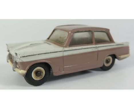 Dinky 189 Triumph Herald Saloon in pale lilac with white sides