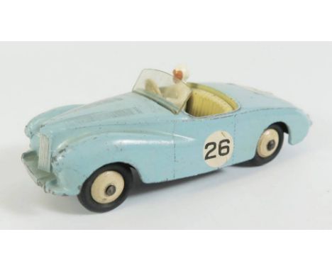 Dinky 107 Sunbeam Alpine Sports in pale blue with cream interior and hubs no. 26