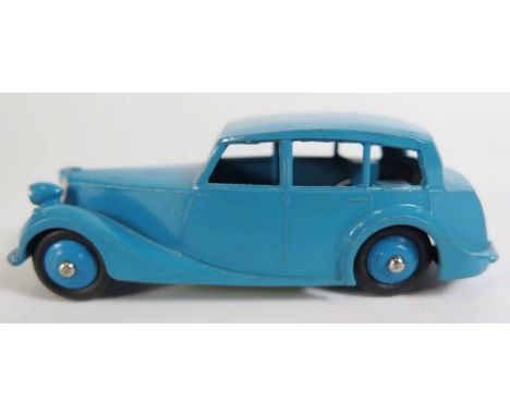 Dinky 40b Triumph 1800 Saloon in light blue with blue hubs