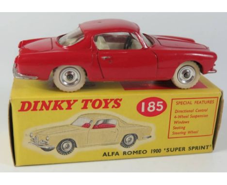 Dinky 185 Alfa Romeo 1900 Sprint in red, boxed