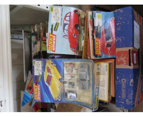 Large Collection of Dinky Action Kits: 1001 x 2, 1002, 1003, 1004, 1006, 1007, 1008, 1009, 1012, 1014, 1017 x 2, 1018, 1023, 