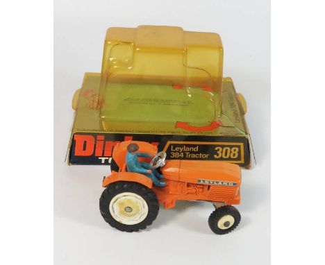 Dinky 308 LEYLAND 384 Tractor in orange, boxed